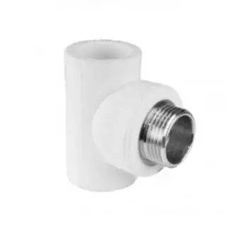 тройник PPRC комб. с наруж. резьб. 20х1/2"х20