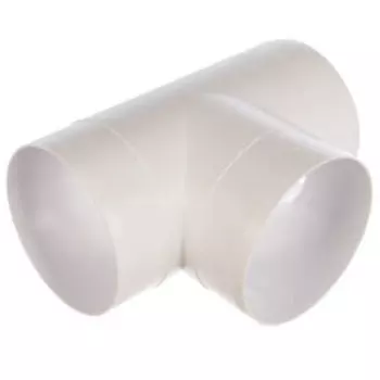 Тройник Т-образный, 100 мм, пластик