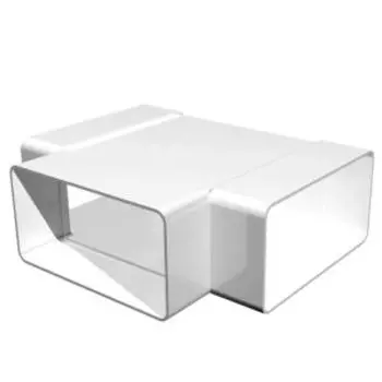 Тройник Т-образный, 60х204 мм, пластик