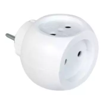 Тройник Volsten, 16 А, белый шар