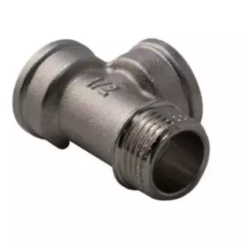 Тройник ВВН 1/2х1/2х1/2 переходной, никелированный