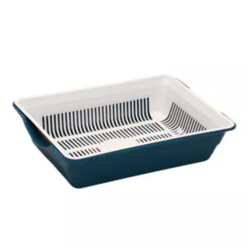 Туалет глубокий с сеткой, 36х25х9 см, в ассортименте