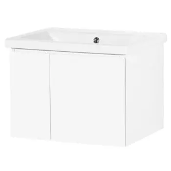 Тумба для ванной «Акваль Марта», 60 см, белый, раковина Como 60