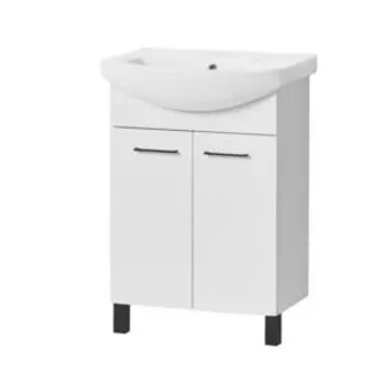 Тумба для ванной «Акваль Порто», 60 см, раковина Элеганс 60