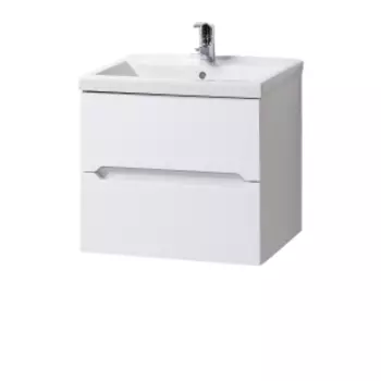 Тумба для ванной «Акваль Верна», 60 см, с раковиной «Тобаго 60»