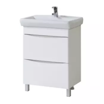 Тумба для ванной «Акваль Верна», 65 см, с раковиной «Милан 65»