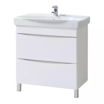 Тумба для ванной «Акваль Верна», 80 см, с раковиной «Санти 80»