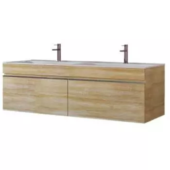 Тумба подвесная Twins 140, дуб сонома