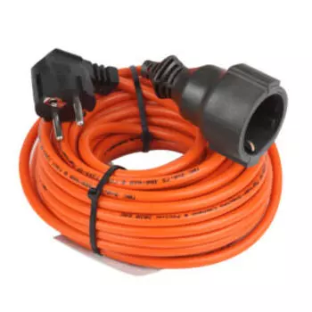 Удлинитель силовой ЭРА в бухте, 1 гнездо, с заземлением, 10 м, оранжевый