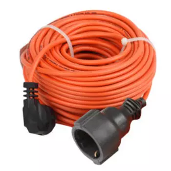 Удлинитель силовой ЭРА в бухте, 1 гнездо, с заземлением, 30 м, оранжевый