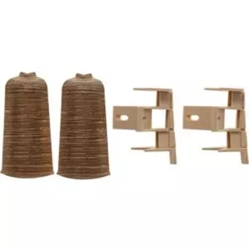 Угол наружный Qvant Q08, дуб миллениум, 2 шт