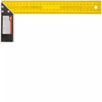 Угольник столярный, желтый, 300 мм
