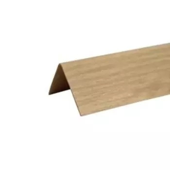 Угол с тиснением двухсторонний, ПВХ, 30х30х2700мм, дуб северный