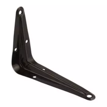 Уголок для полок, 100х75 мм, черный