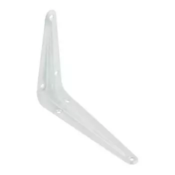 Уголок для полок, 125х100 мм, белый