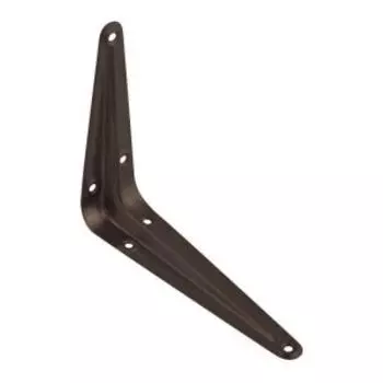 Уголок для полок, 125х100 мм, коричневый
