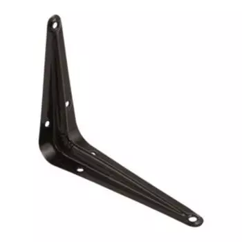 Уголок для полок, 150х125 мм, черный