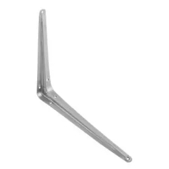 Уголок для полок, 250х200 мм, серебро