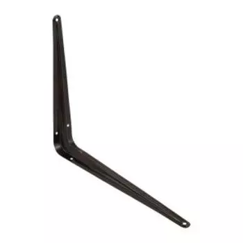 Уголок для полок, 300х250 мм, черный