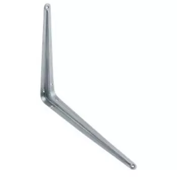 Уголок для полок, 300х250 мм, серебро