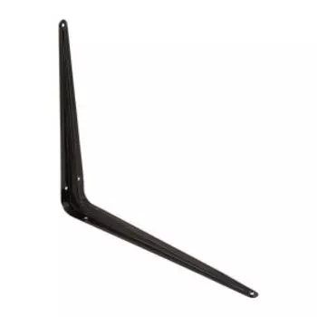 Уголок для полок, 350х300 мм, черный