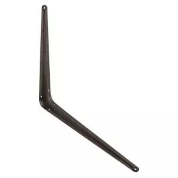 Уголок для полок, 350х300 мм, коричневый