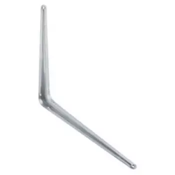 Уголок для полок, 350х300 мм, серебро