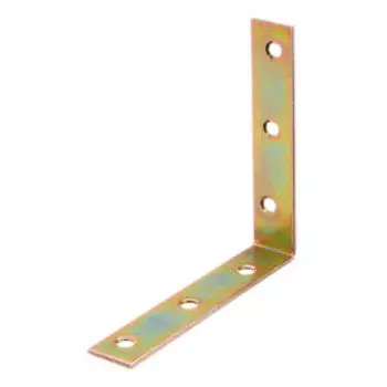 Уголок GAH ALBERTS, 100x100x20 мм, оцинкованный, желтый