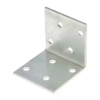 Уголок перфорированный, 100х100х60х2мм, оцинкованный