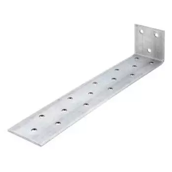 Уголок перфорированный, 200х40х40х2 мм, оцинкованный, бетон