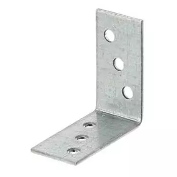 Уголок перфорированный, 40х40х20х2 мм, оцинкованный