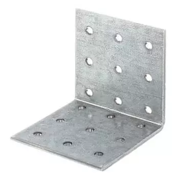 Уголок перфорированный, 60х60х60х2,5 мм, оцинкованный