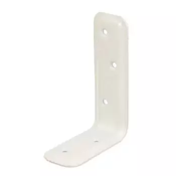 Уголок перфорированный, 80х120х40х2 мм, белый