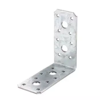 Уголок перфорированный, 90х90х40х3 мм, оцинкованный