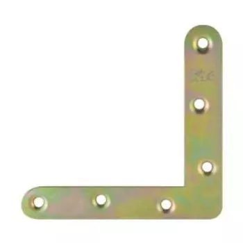 Уголок плоский №2, 80х80 мм, цинк