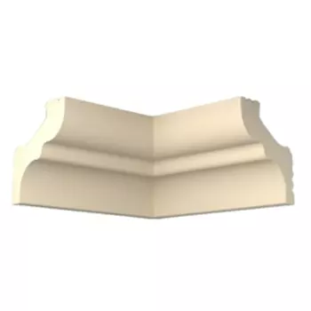 Уголок потолочный экструдированный ПЛИНТЭКС внутренний H30/35, бежевый, 30х35мм, 4шт