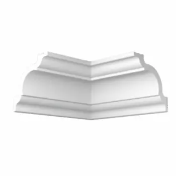 Уголок потолочный экструдированный ПЛИНТЭКС внутренний I50/50SC, белый, 50х50мм, 4шт