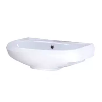 Умывальник Вест с переливом, 57х47 см, белый