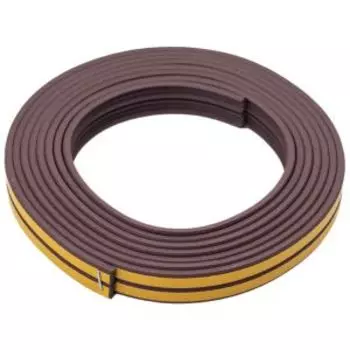 Уплотнитель резиновый PROFITRAST, профиль Е, 6м, коричневый