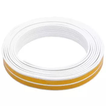 уплотнитель самоклеящийся для ремонта окон ПВХ, белый, 10мм х 2мм х 6 м, DOCTOR PLAST