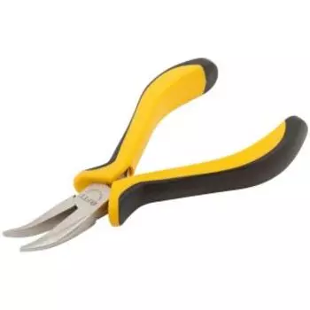 Утконосы мини FIT, никелевое антикоррозийное покрытие, черно-желтая мягкая ручка