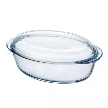 Утятница жаропрочная овальная Pyrex, 4 л, стекло