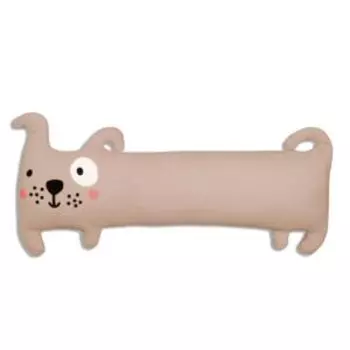 Валик плюшевый под руки Пёс, 47х21 см