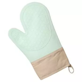 Варежка Доляна, 18х33 см, полиэстер/силикон, зеленый