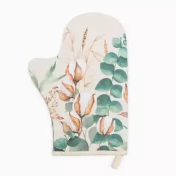 Варежка-прихватка Этель Хлопок, 20х28 см, саржа/ватин