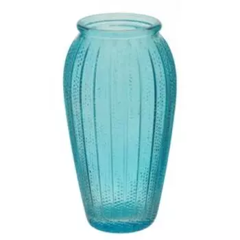 Ваза, 10х20 см, голубой