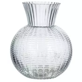 Ваза, 16х16х20 см, кувшин, стекло, бесцветный прозрачный