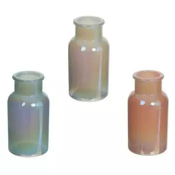 Ваза, 6.5х6.5х12.5 см, стекло, в ассортименте