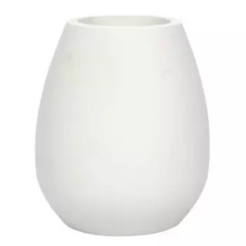 Ваза декоративная Пелика, 15х10х10 см, гипс, белый