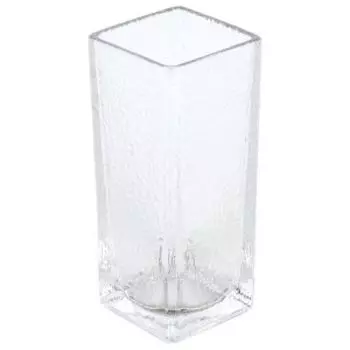 Ваза для цветов, 19 см, стекло